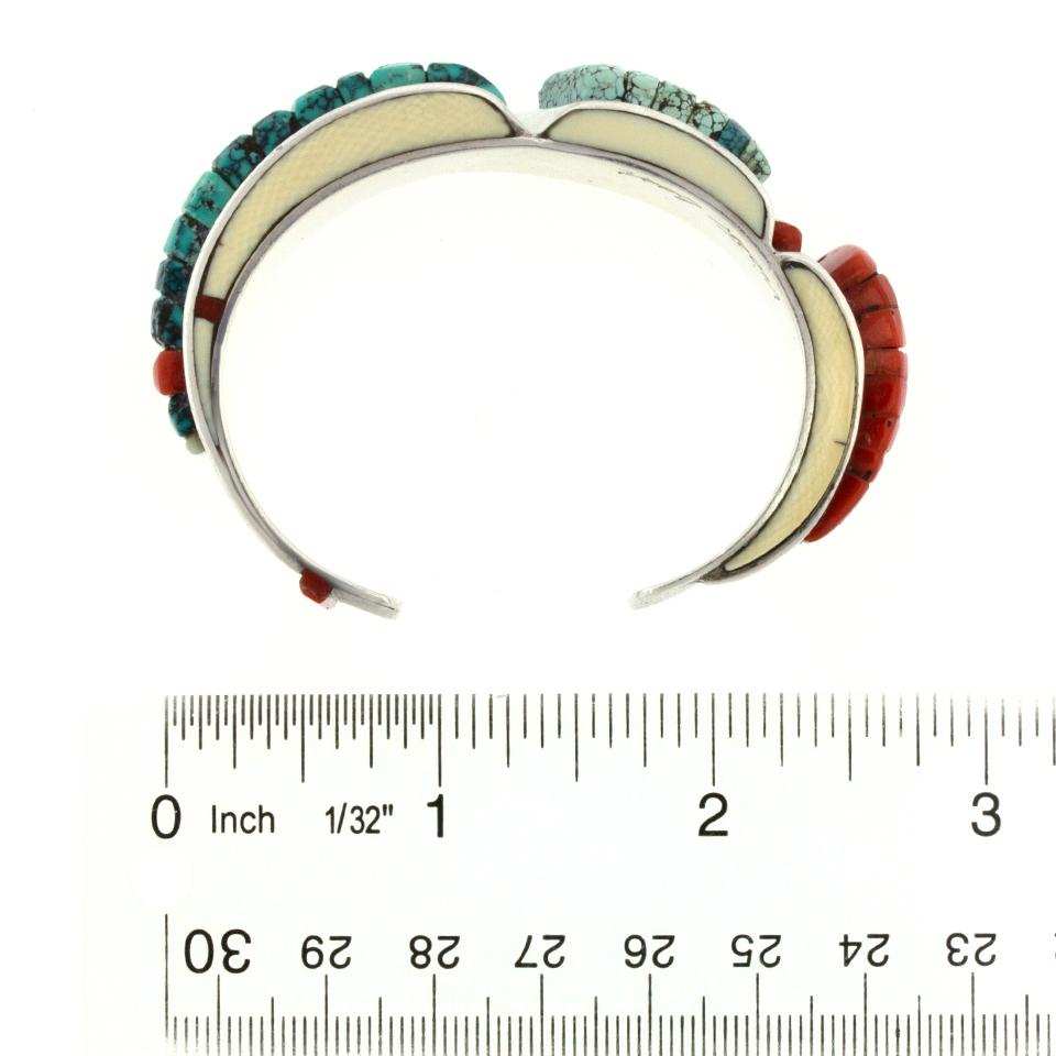Victor Beck Modernist Navajo Sterling Bracelet In Excellent Condition In Litchfield, CT
