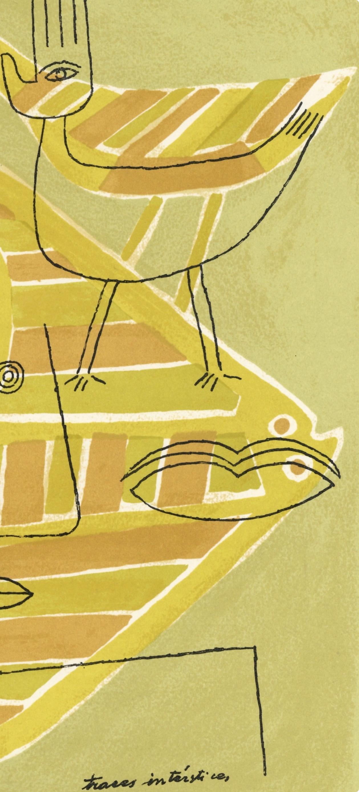 Brauner, Traces interstices, XXe Siècle (nach) – Print von Victor Brauner