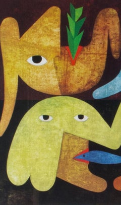 "Musee National d'Art Moderne, " Framed Exhibition Poster by Victor Brauner