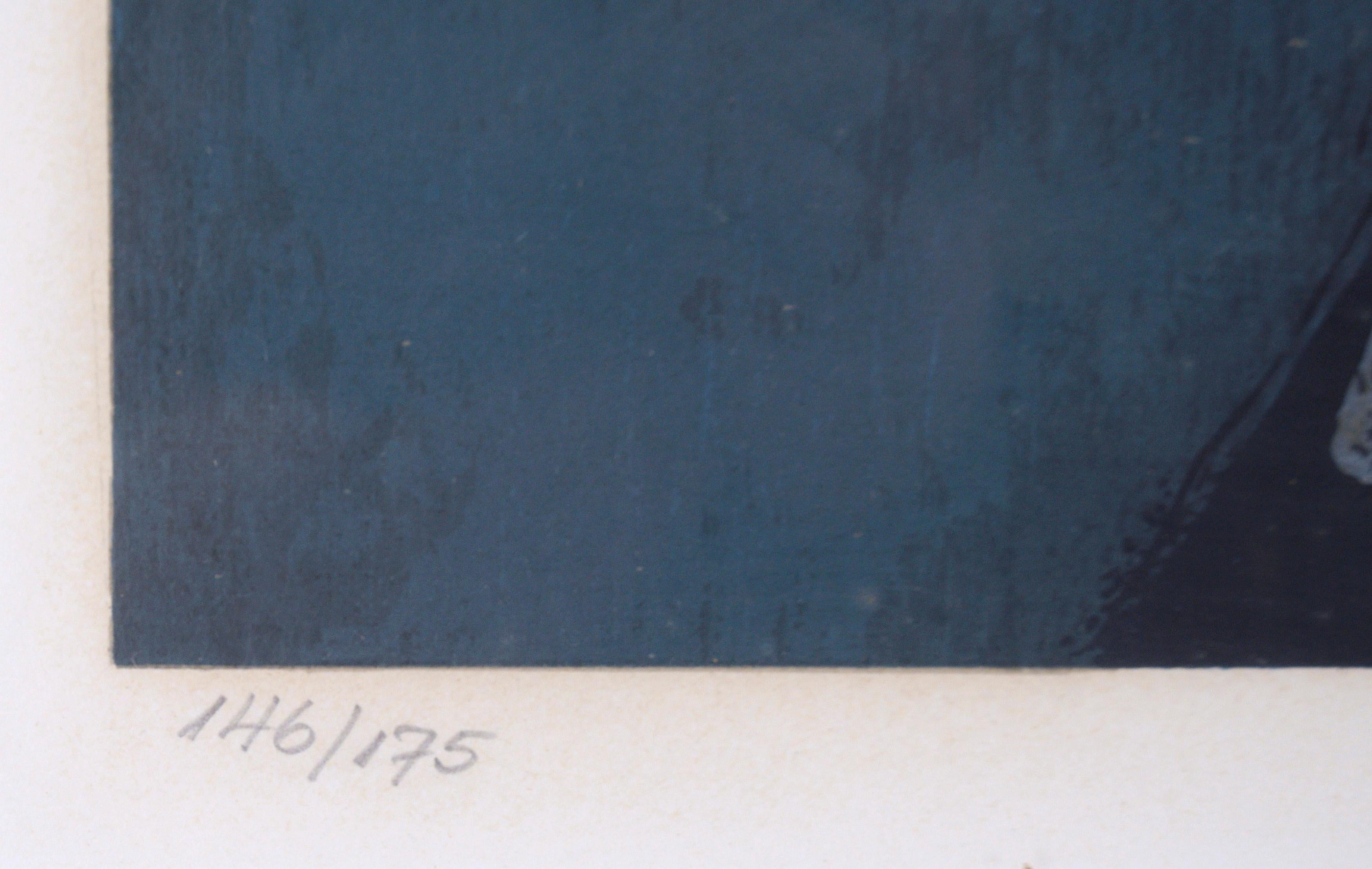 « Personaje » (caractéristique) - Sérigraphie figurative abstraite sur papier (n°146/175) en vente 1