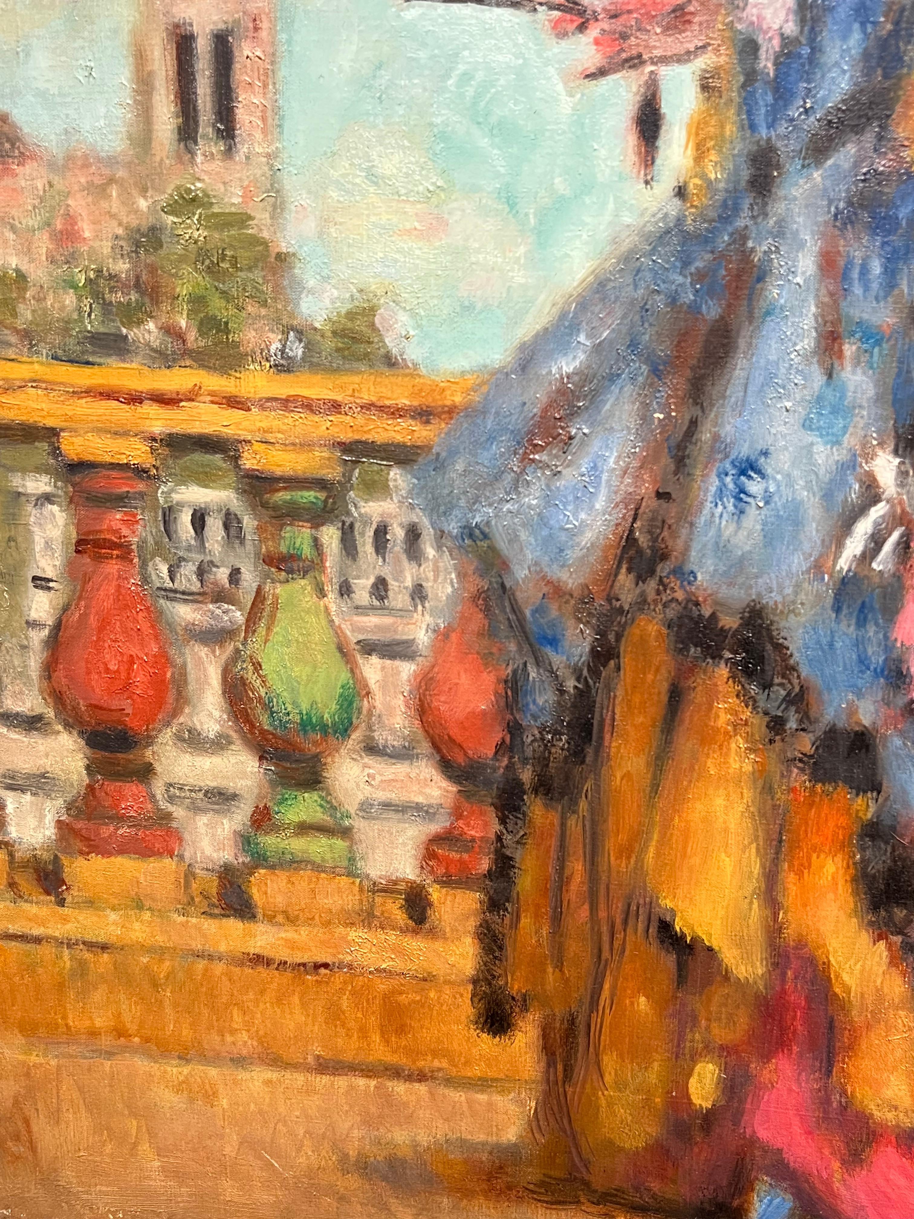 Élégant portrait de femme en tenue rococo du 19ème siècle en vente 5