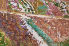 Huertos - La Sargne - Óleo postimpresionista, Paisaje de Victor Charreton