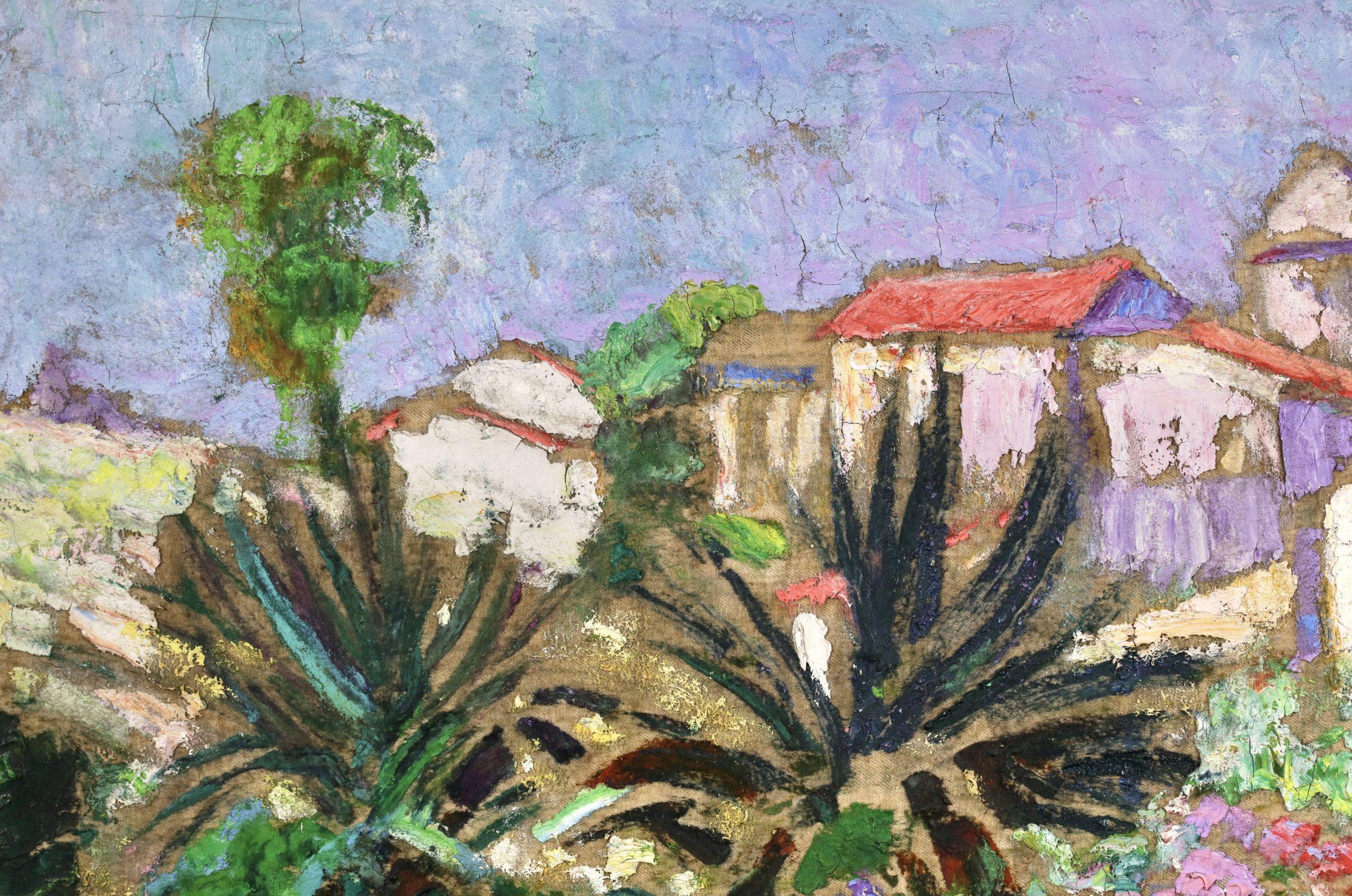 Jardi Fleuri - Paesaggio post impressionista dipinto a olio da Victor Charreton 10
