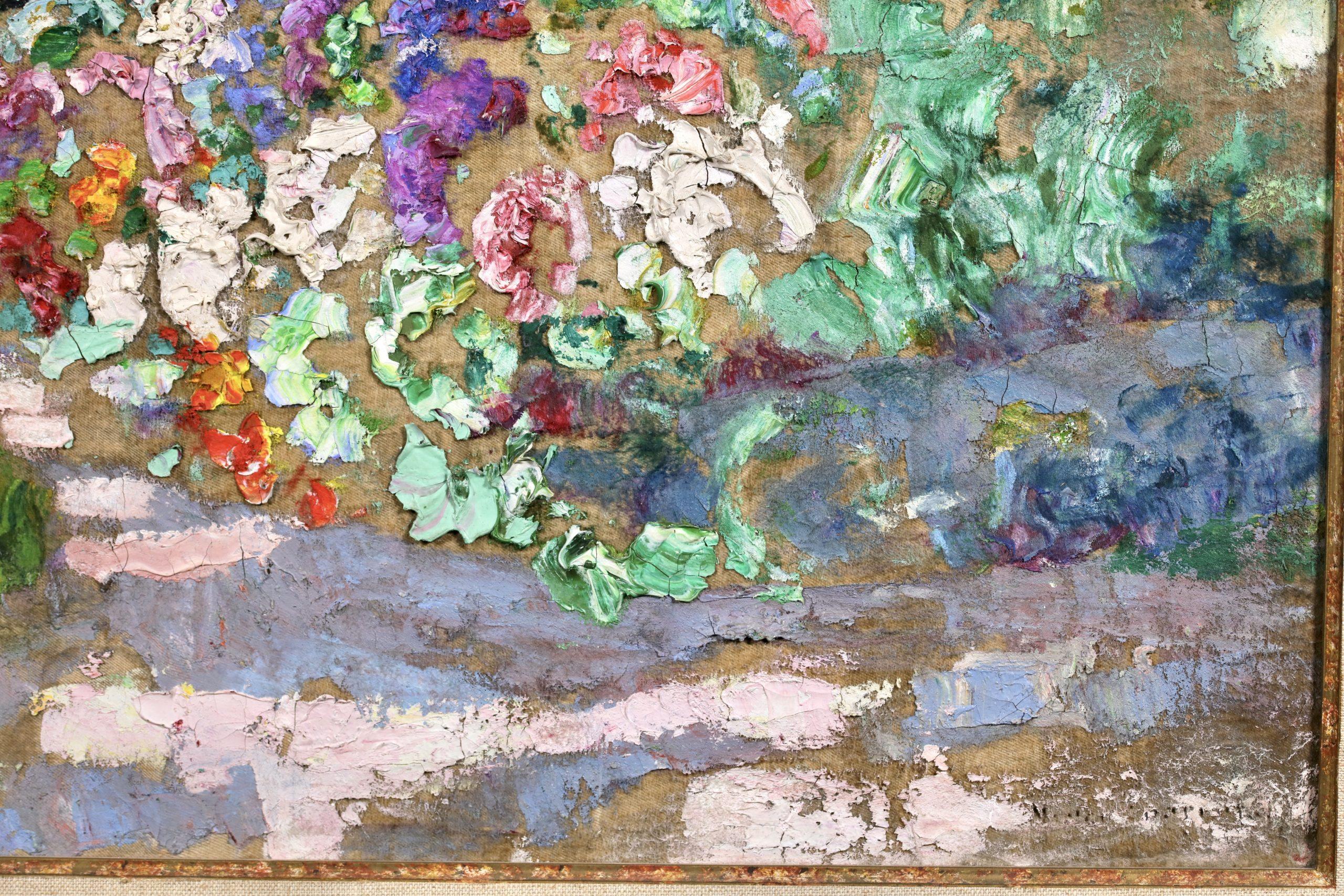 Jardi Fleuri - Paesaggio post impressionista dipinto a olio da Victor Charreton 4