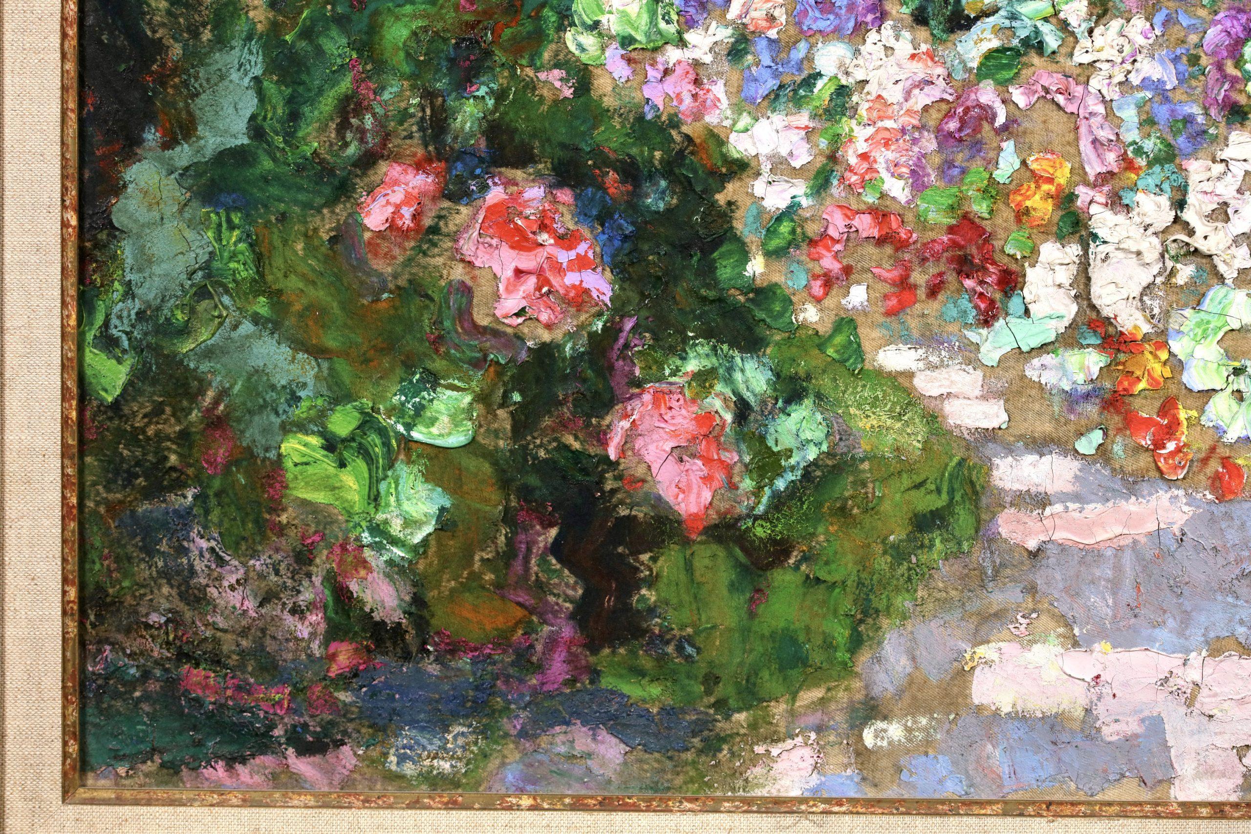 Jardi Fleuri - Paesaggio post impressionista dipinto a olio da Victor Charreton 6