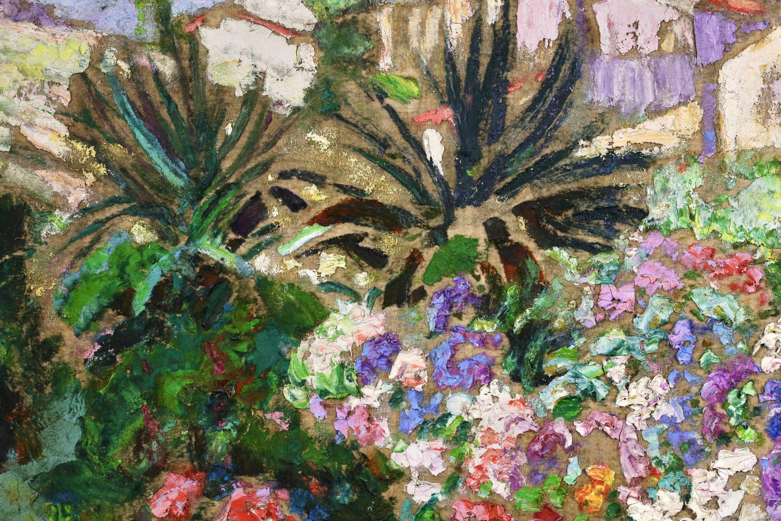 Jardi Fleuri - Paesaggio post impressionista dipinto a olio da Victor Charreton 7