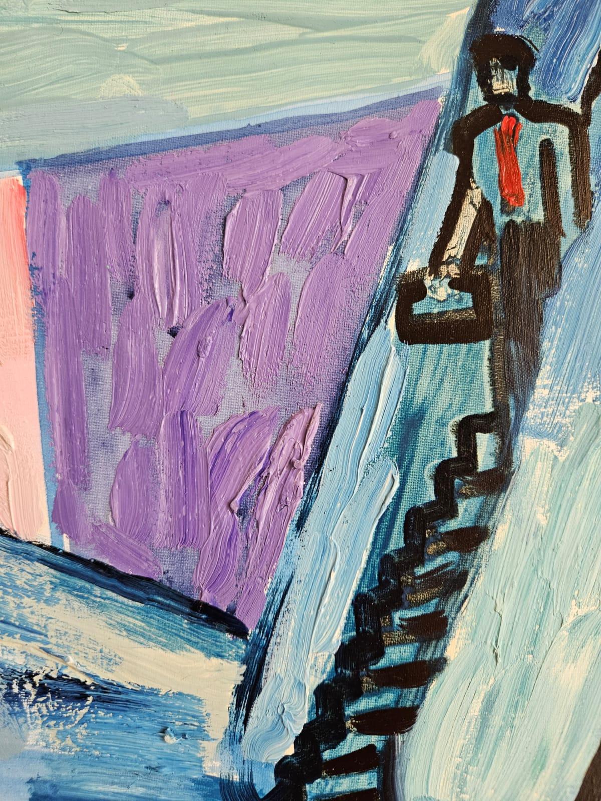 Von neun bis fünf – Painting von Victor Coll
