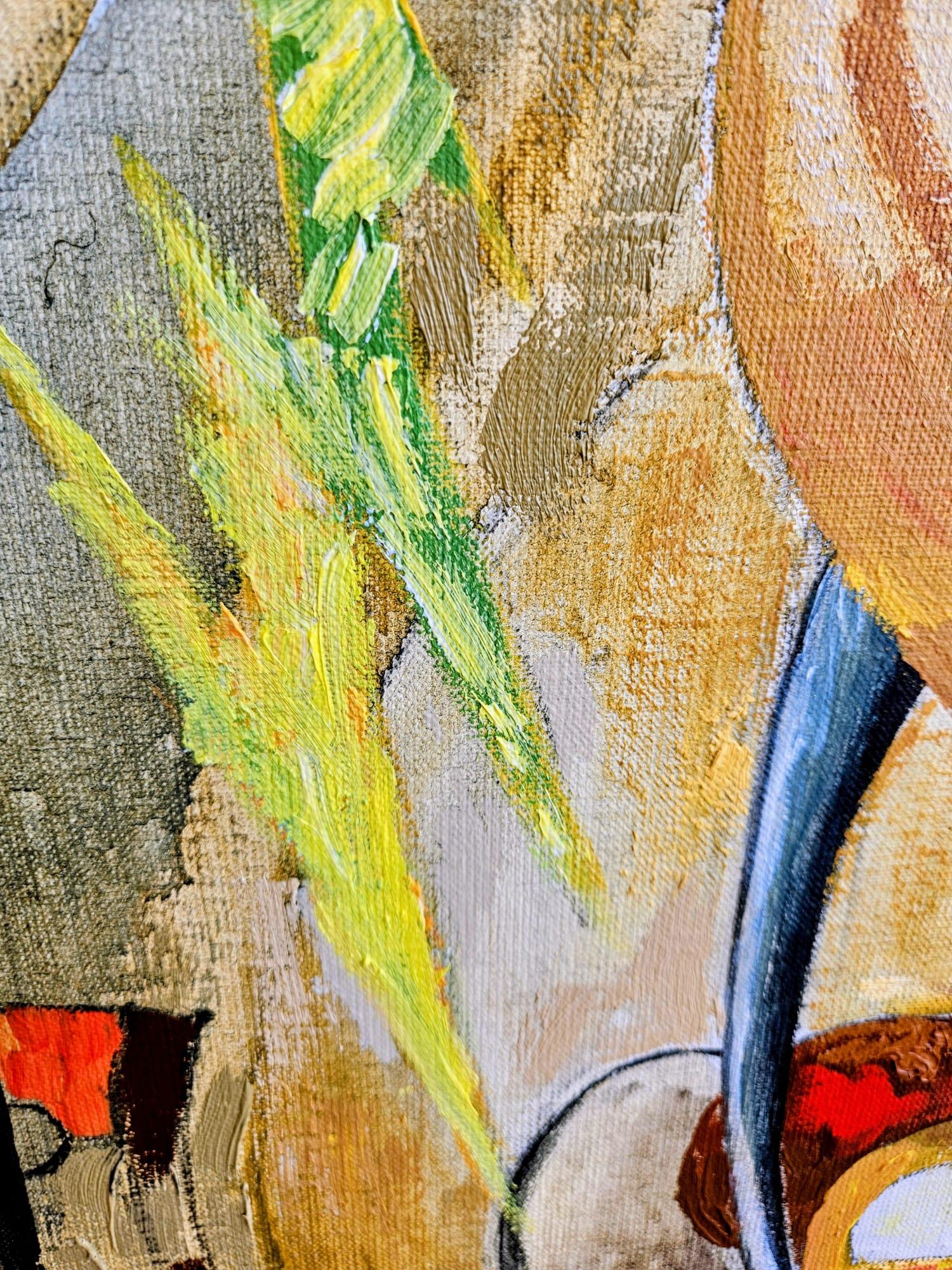 La gasolinera encantada (Abstrakt), Painting, von Victor Coll