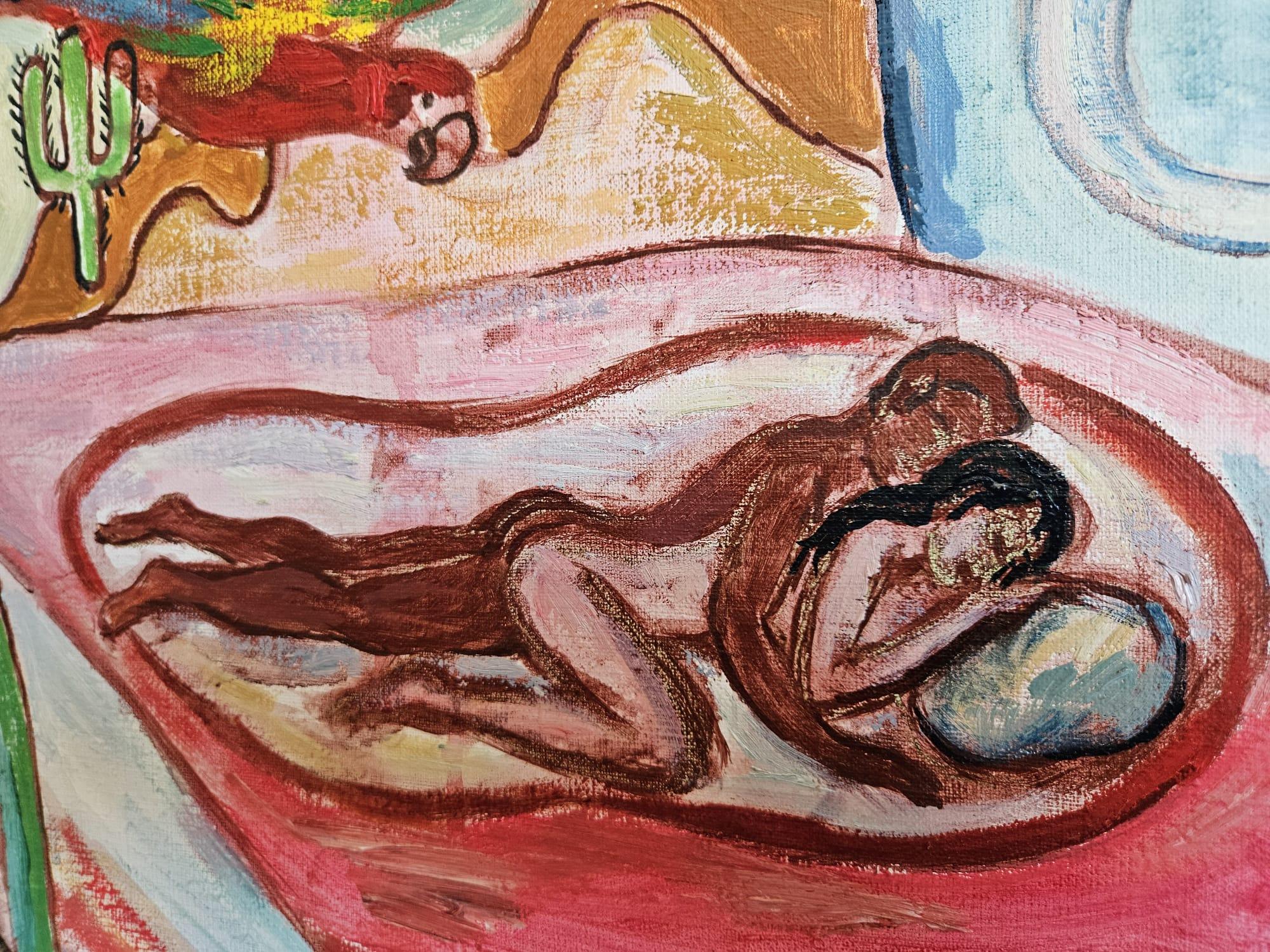 Sueño Tropical – Painting von Victor Coll