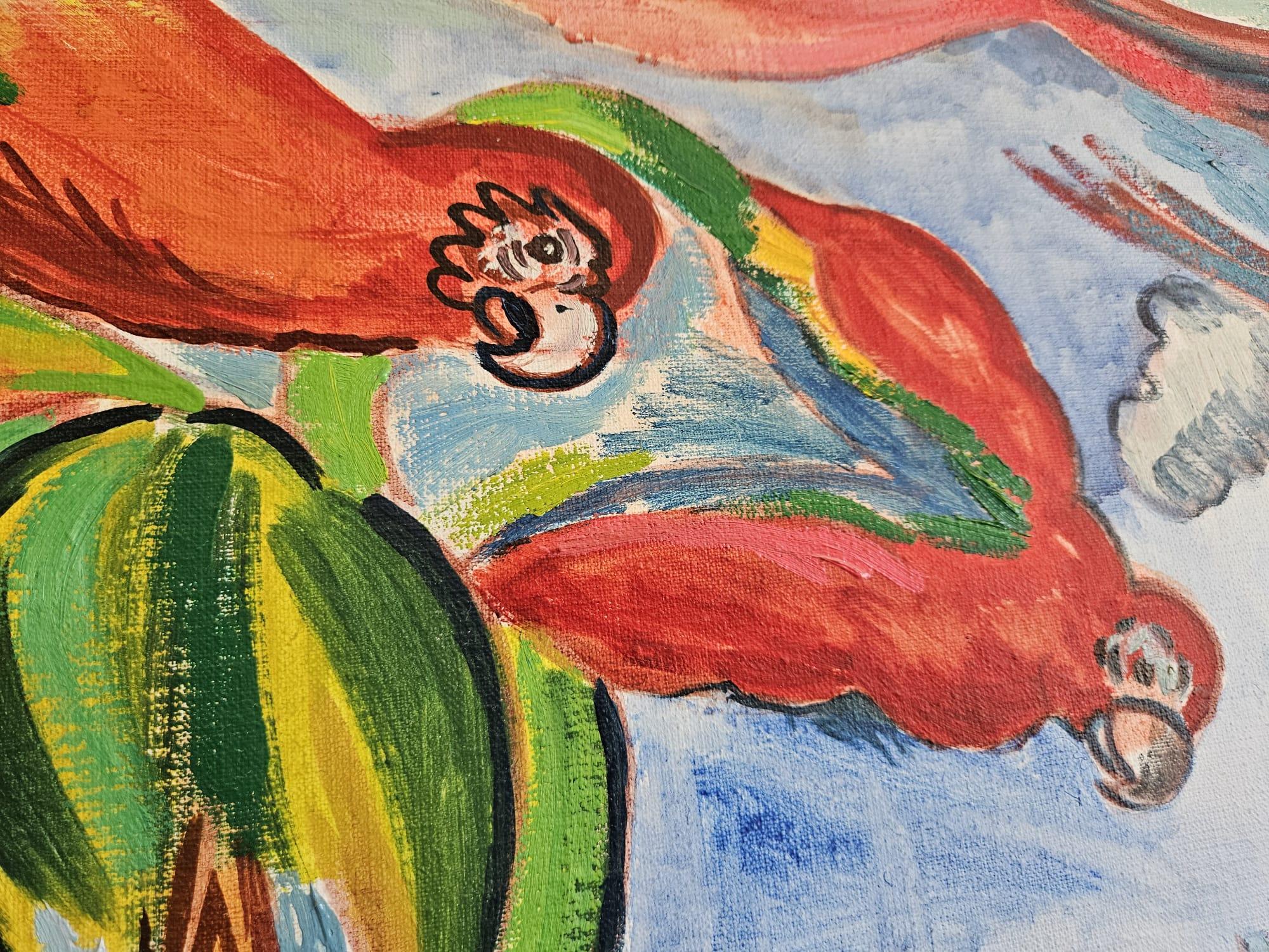 Sueño Tropical (Abstrakt), Painting, von Victor Coll