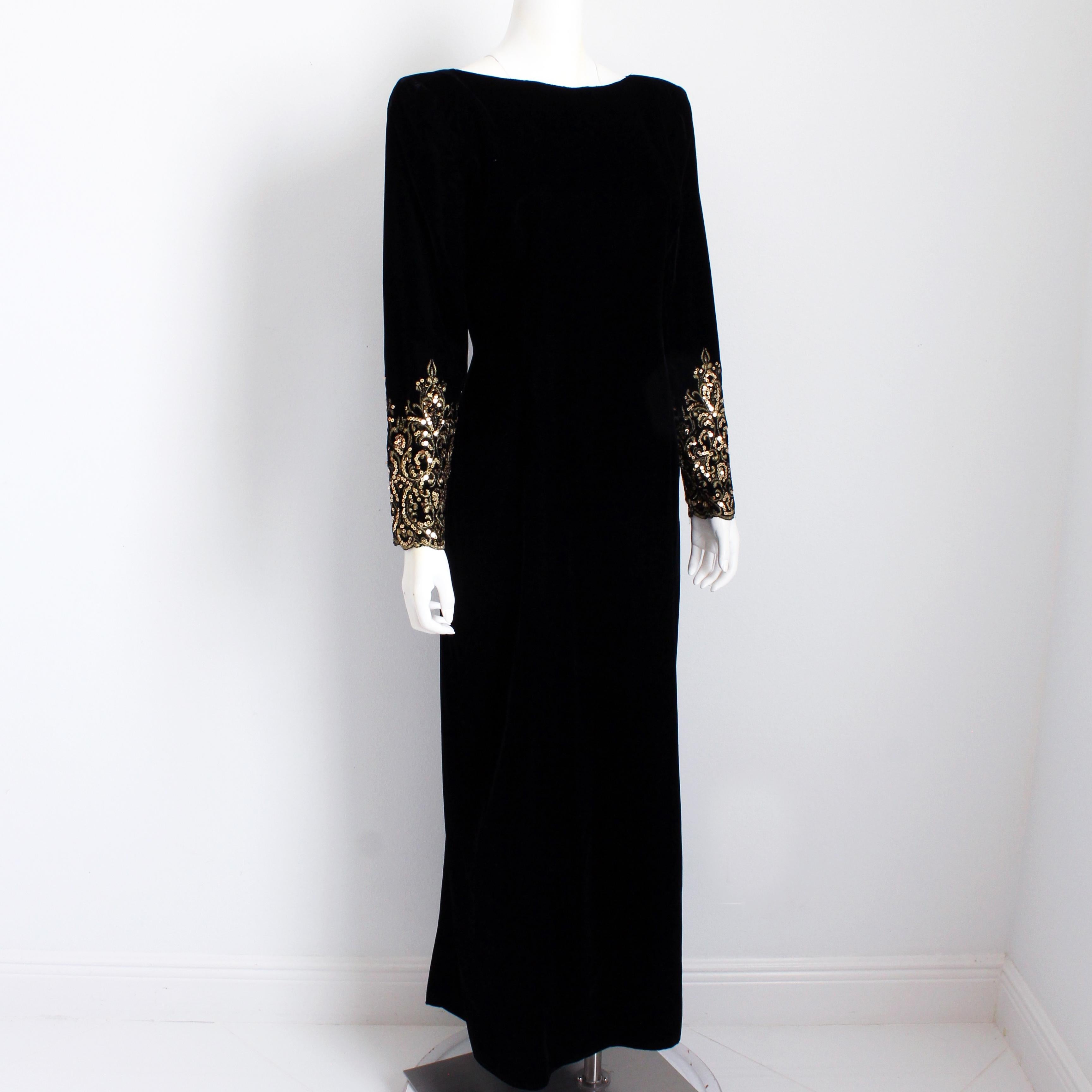 black velvet evening gowns