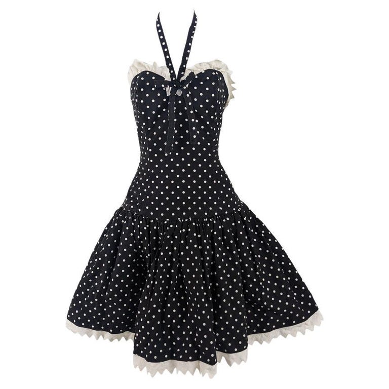 Vintage 80s Black OPENING NIGHT 3/4 Sleeve Dress - 10
