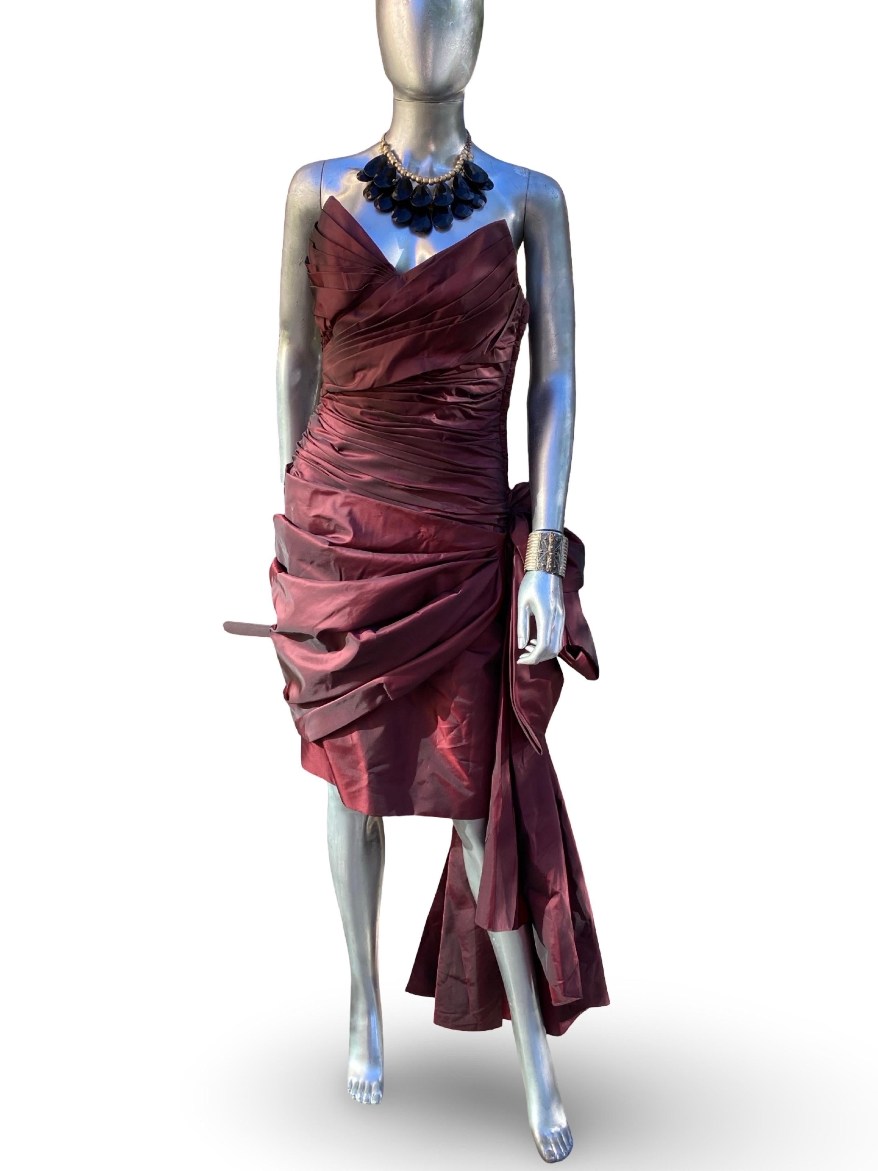 Victor Costa Vestido de cóctel 