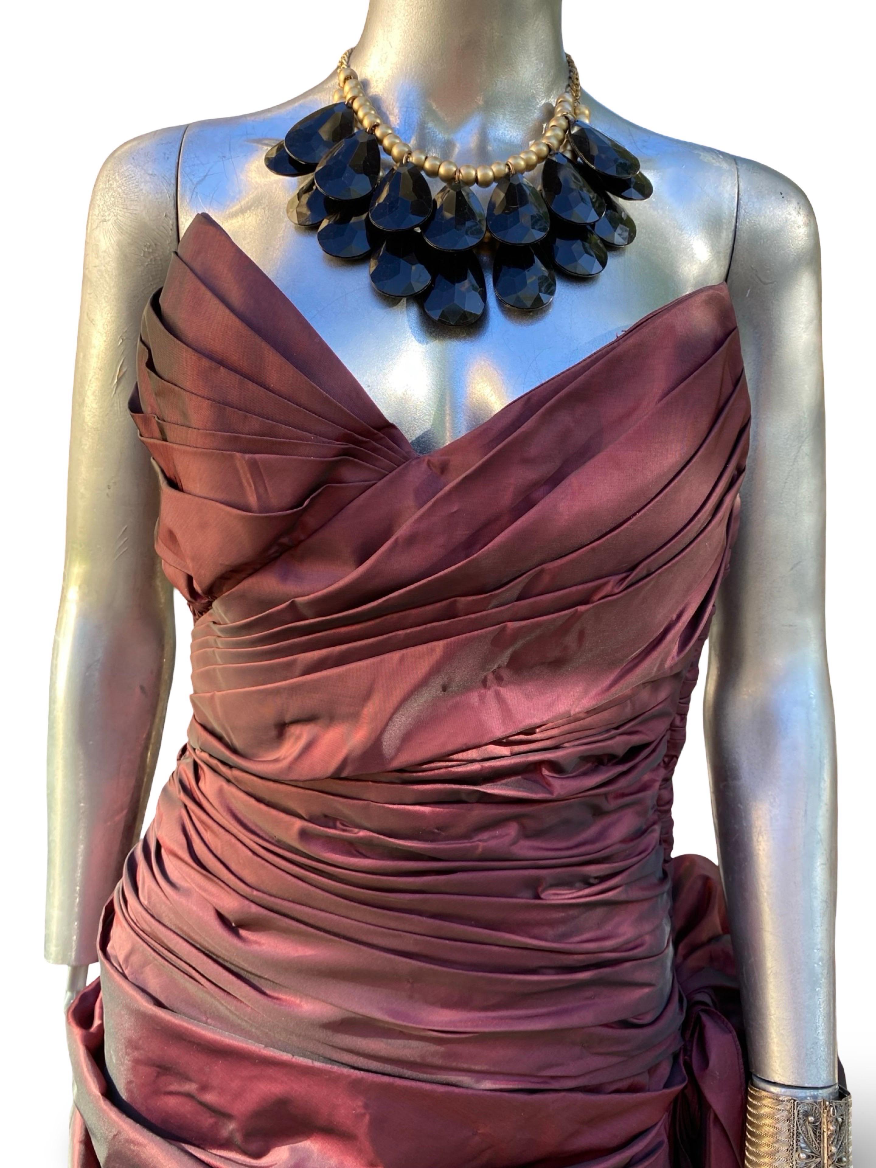 Victor Costa Vestido de cóctel 