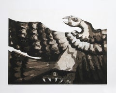 Condor II, gravure d'art populaire de Victor Delfin