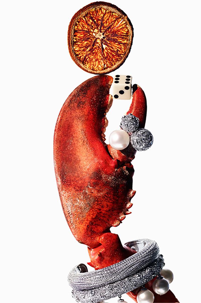 Lobster Claw, VOGUE Japan, 2015 - Photograph by Victor Demarchelier