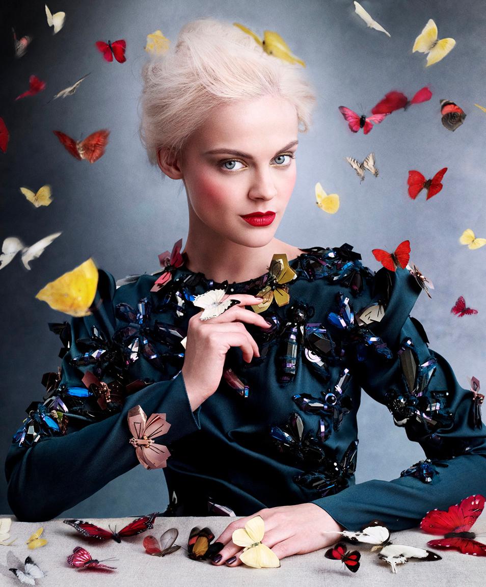 Viktoriya Sasonkina, Harper’s Bazaar, 2013 - Photograph by Victor Demarchelier