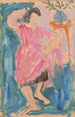 Vintage 'Flamenco Dancer', Paris, Louvre, Académie Chaumière, Carmel, California, LACMA
