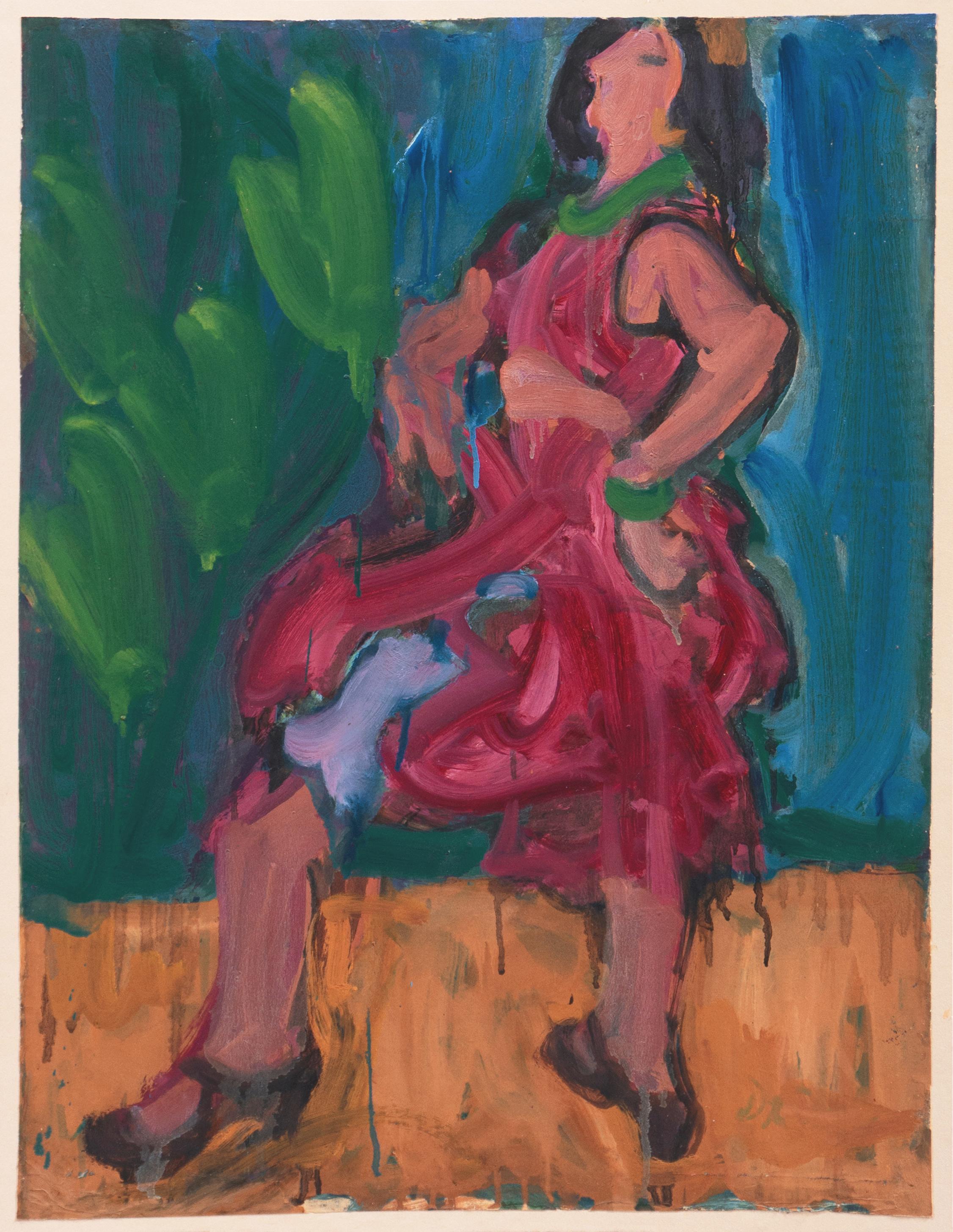 'Flamenco Dancer', Paris, Louvre, Académie Chaumière, Grand Palais, LACMA, SFAA For Sale 2