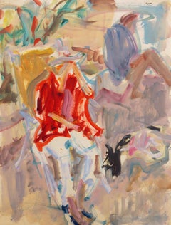 'In the Garden, Carmel', Paris, Louvre, Salon d'Automne, Ac. Chaumière, LACMA