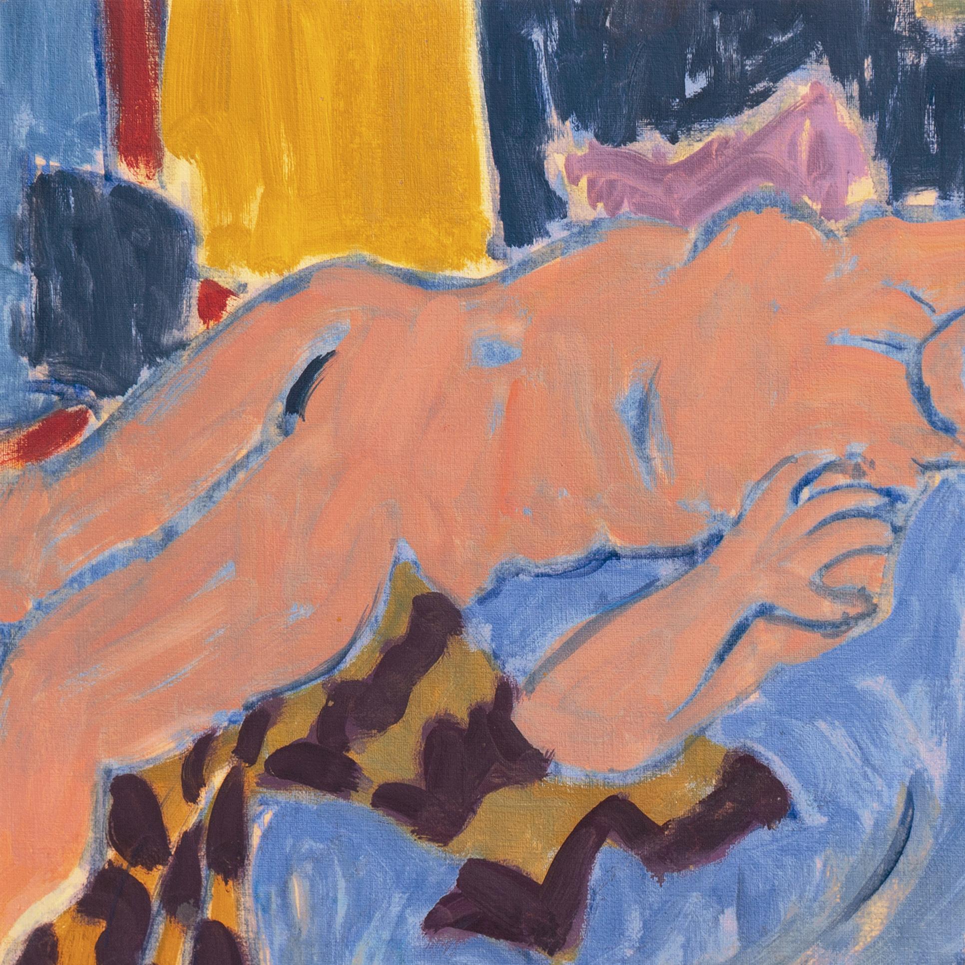 « Reclining Nude in Interior », Californie post-impressionniste, Louvre, LACMA, SFAA en vente 2