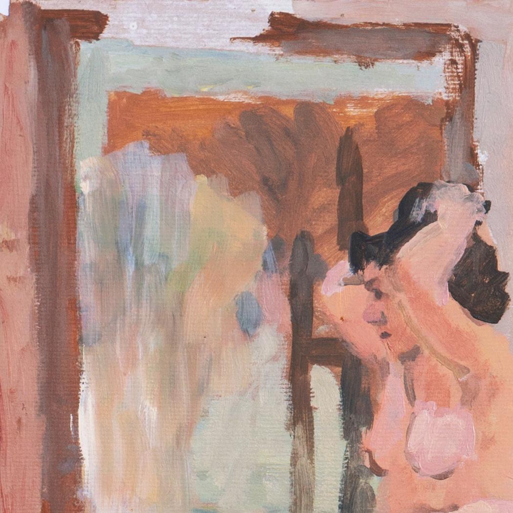 'Nude by a Mirror', Paris, Louvre, Académie Chaumière, California, LACMA, SFAA For Sale 3