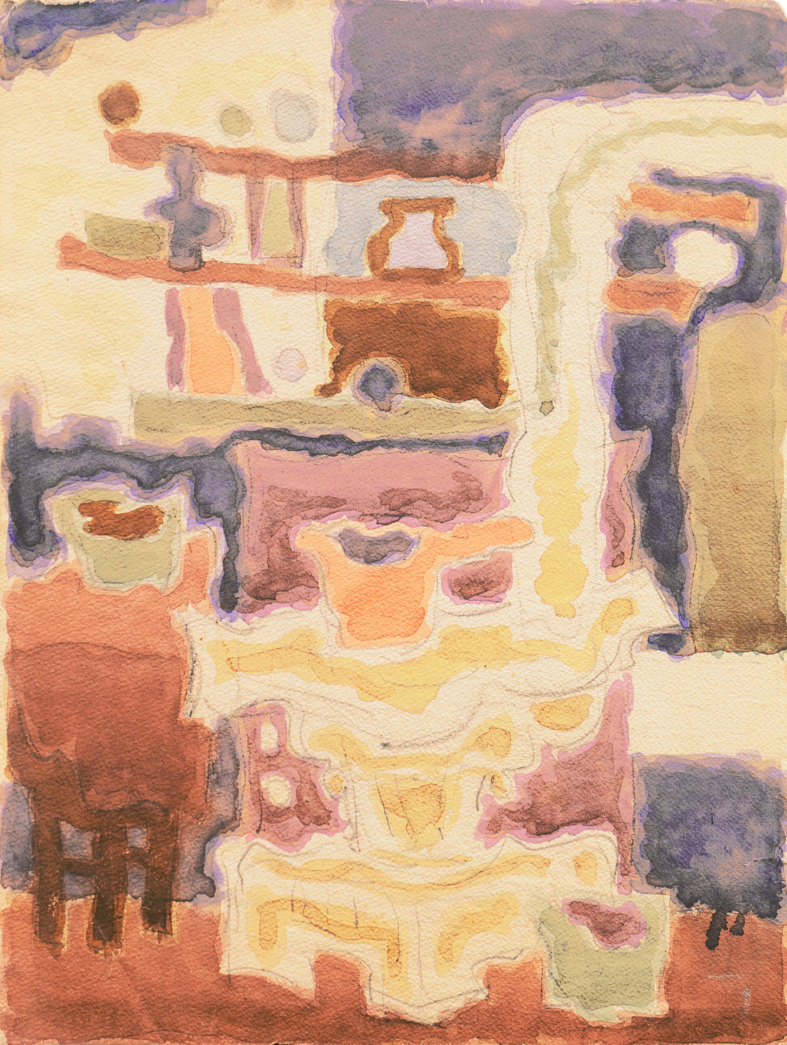 Victor Di Gesu Interior Art – „Pot-Bellied Stove“, Paris, Louvre, Salon d'Automne, Ac. Chaumière, LACMA, SFAA 