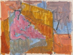 'Reclining Nude', Carmel Artist, Paris, Louvre, Academie Chaumiere, SFAA, LACMA