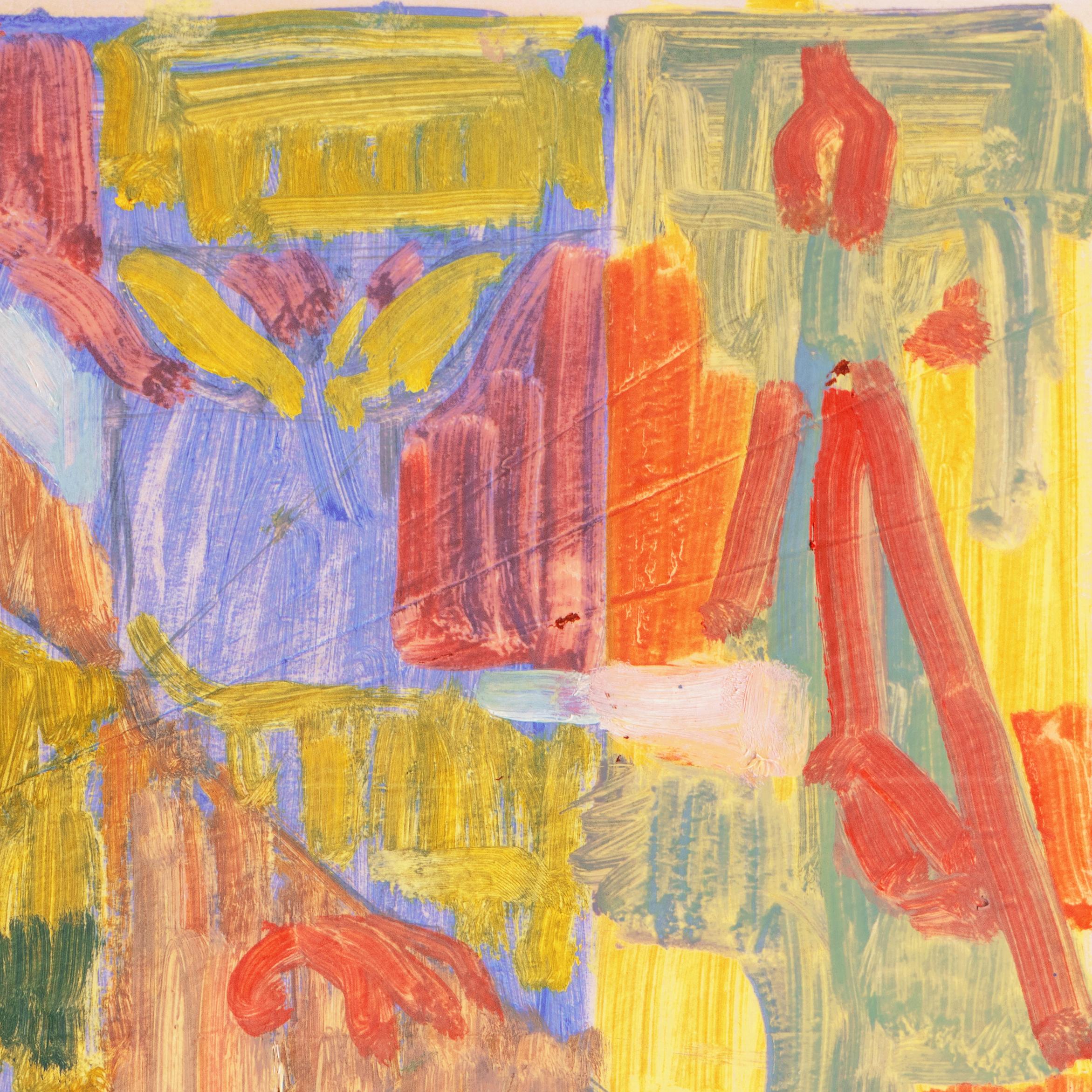 „Reclining Nude“, Fauve Figural, SFAA, Carmel, LACMA, Louvre, Paris (Orange), Nude Painting, von Victor Di Gesu