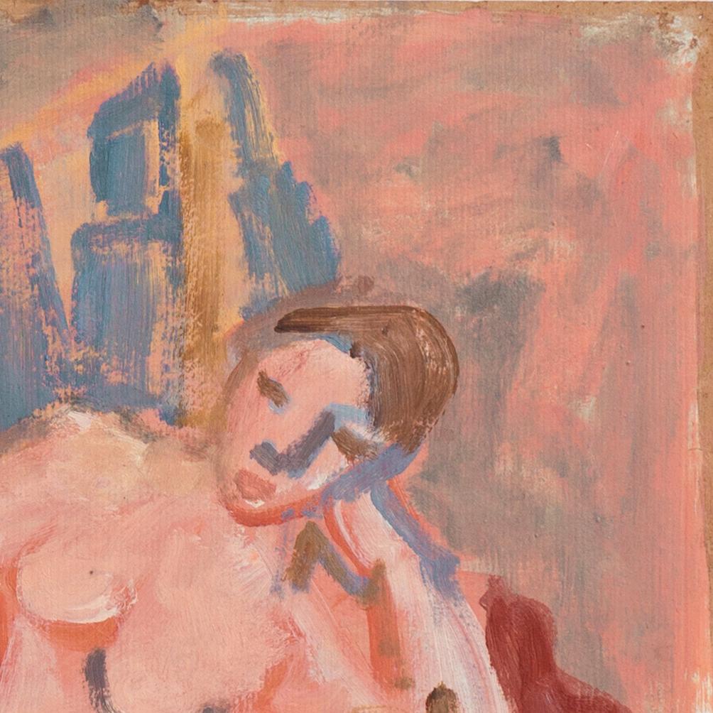 'Reclining Nude', Paris, Louvre, Académie Chaumière, LACMA, SFAA, California For Sale 1