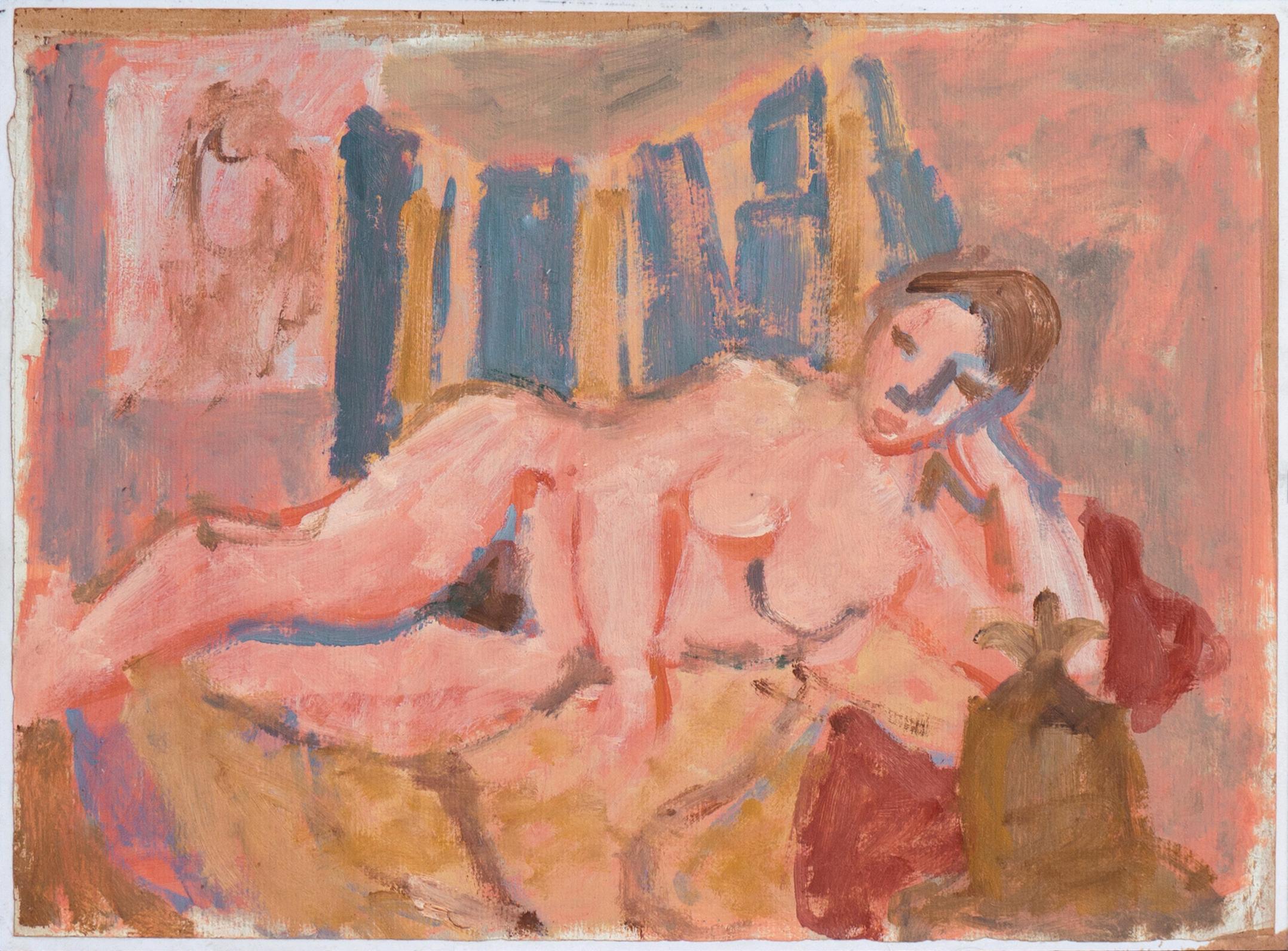 'Reclining Nude', Paris, Louvre, Académie Chaumière, LACMA, SFAA, California For Sale 4