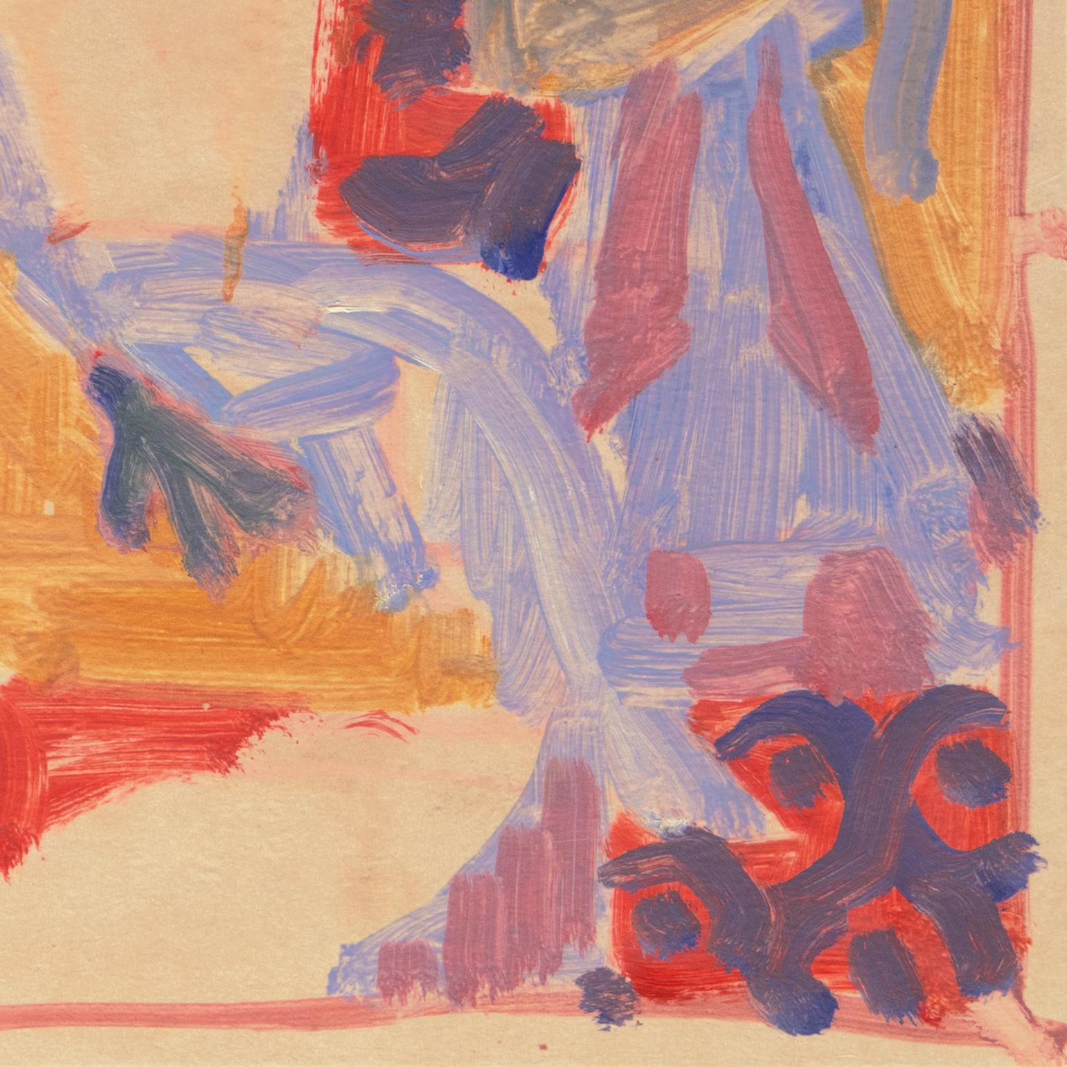 Pintado hacia 1955 por Victor Di Gesu (estadounidense, 1914-1988) y estampado en el reverso con el sello de propiedad de Victor Di Gesu.

Ganador del Premio Othon Friesz, Victor di Gesu asistió primero al Centro de Arte de Los Ángeles y a la Escuela