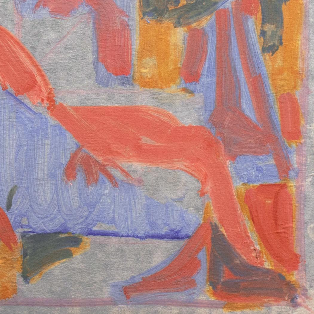 Um 1955 von Victor Di Gesu (Amerikaner, 1914-1988) gemalt und verso mit dem Nachlassstempel von Victor di Gesu versehen.

Victor di Gesu, Gewinner des Prix Othon Friesz, besuchte zunächst das Los Angeles Art Center und die Chouinard Art School,