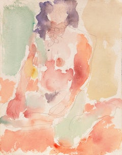Nu assis" Paris, Louvre, Salon d'Automne, Académie Chaumière, LACMA, SFAA