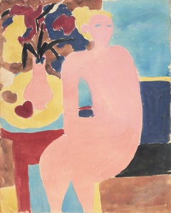 'Seated Nude', Paris, Louvre, LACMA, Académie Chaumière, SFAA, California Fauve