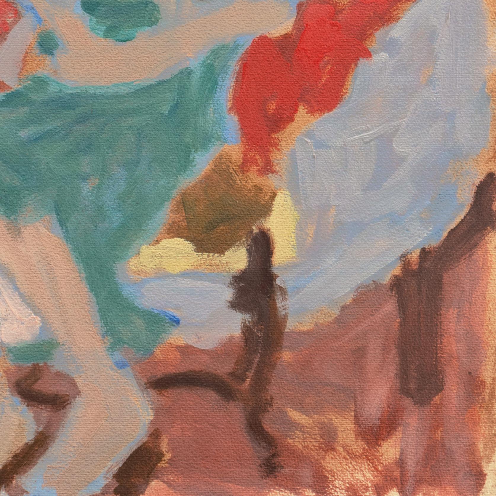 'Seated Nude', Louvre, Académie Chaumière, LACMA

Estate stamp, verso, for Victor Di Gesu (American, 1914-1988) and painted circa 1955.

Winner of the Prix Othon Friesz, Victor di Gesu first attended the Los Angeles Art Center and the Chouinard Art