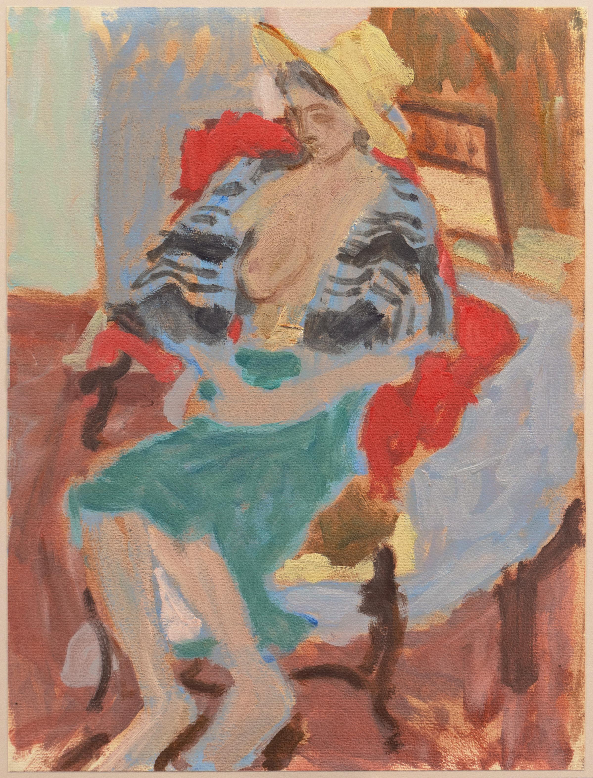 'Seated Nude', Louvre, Académie Chaumière, LACMA For Sale 1