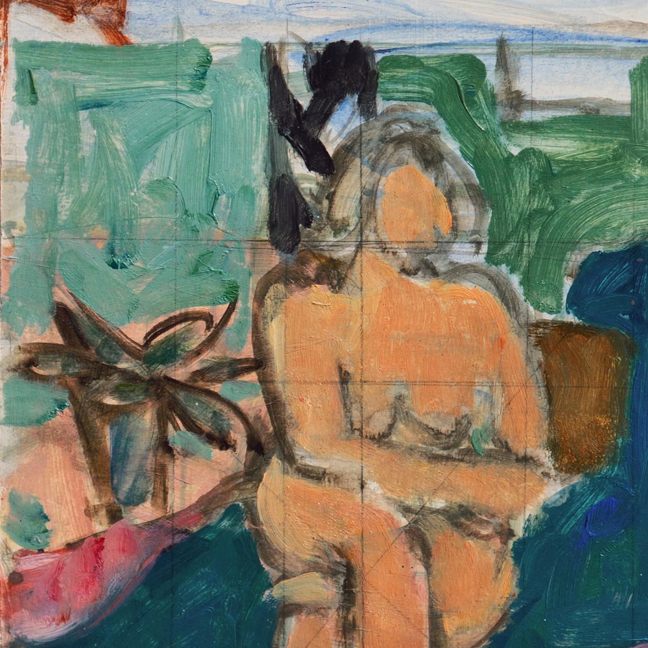 'Seated Nude', Paris, Louvre, Salon d'Automne, Académie Chaumière, SFAA, LACMA For Sale 2