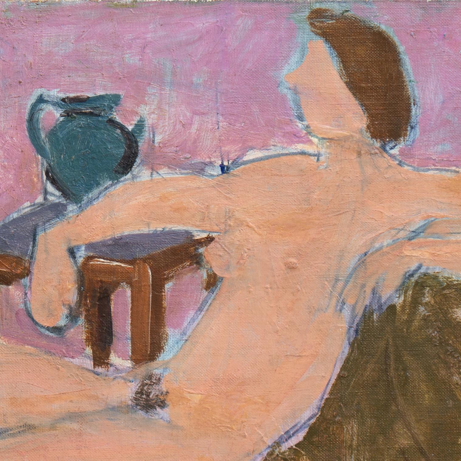 'Seated Nude', Paris, Louvre, Salon d'Automne, Salon des Arts Décoratifs, LACMA - Painting by Victor Di Gesu