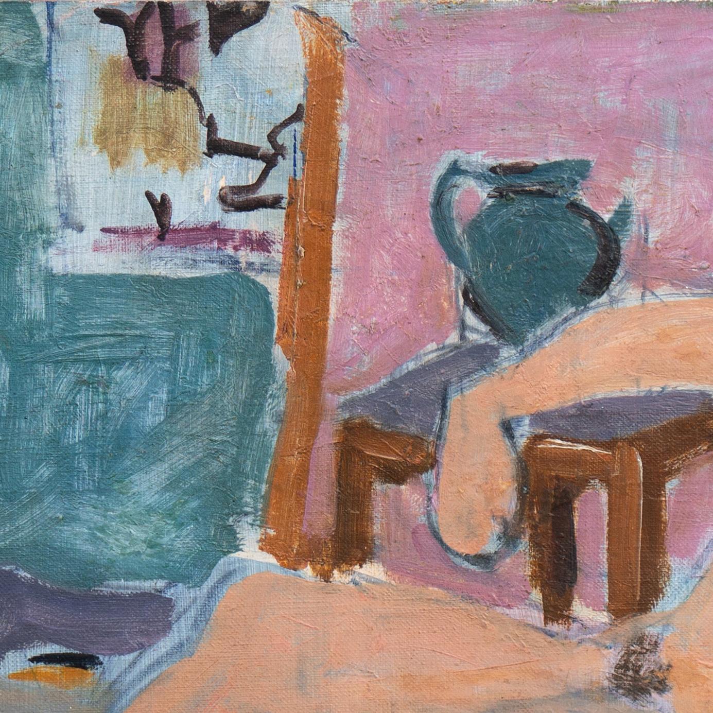 'Seated Nude', Paris, Louvre, Salon d'Automne, Salon des Arts Décoratifs, LACMA - Post-Impressionist Painting by Victor Di Gesu