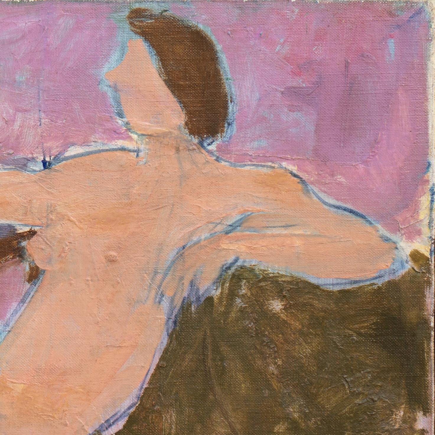 Created circa 1955 by Victor Di Gesu (American, 1914-1988) and stamped, verso, with Victor di Gesu estate stamp.

Winner of the Prix Othon Friesz, Victor di Gesu first attended the Los Angeles Art Center and the Chouinard Art School before moving to