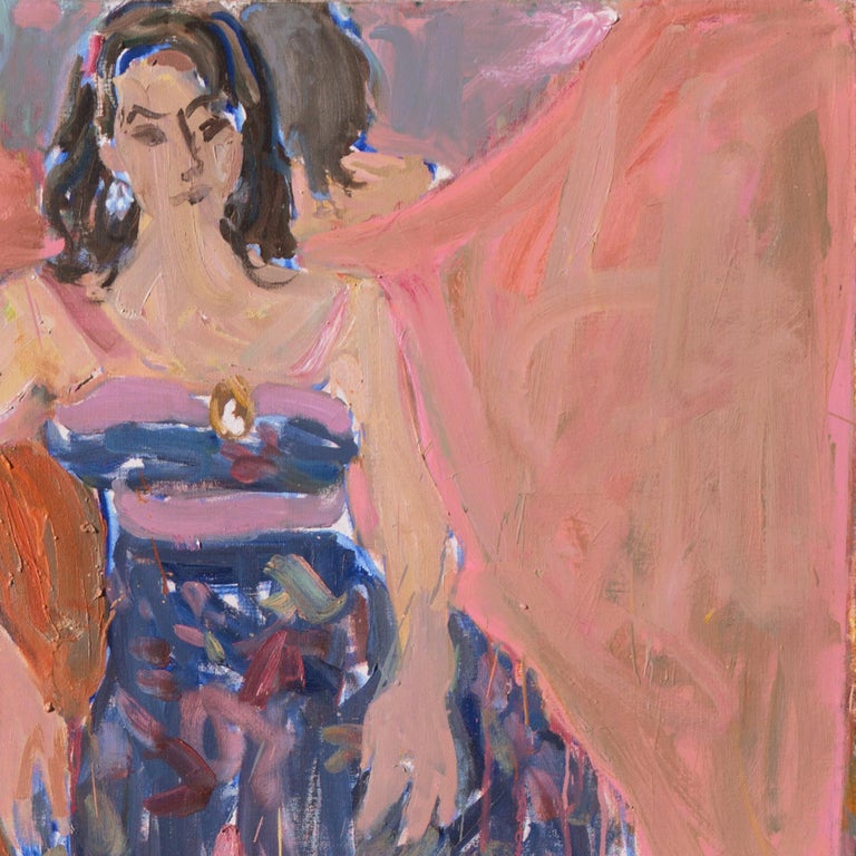 'Seated Woman', Louvre, LACMA, Académie Chaumière, California Post-Impressionist For Sale 2