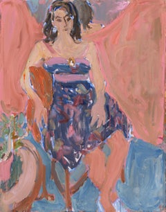 'Seated Woman', Louvre, LACMA, Académie Chaumière, California Post-Impressionist
