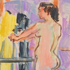 'Standing Nude', Paris, Louvre, Académie Chaumière, California, SFAA, LACMA
