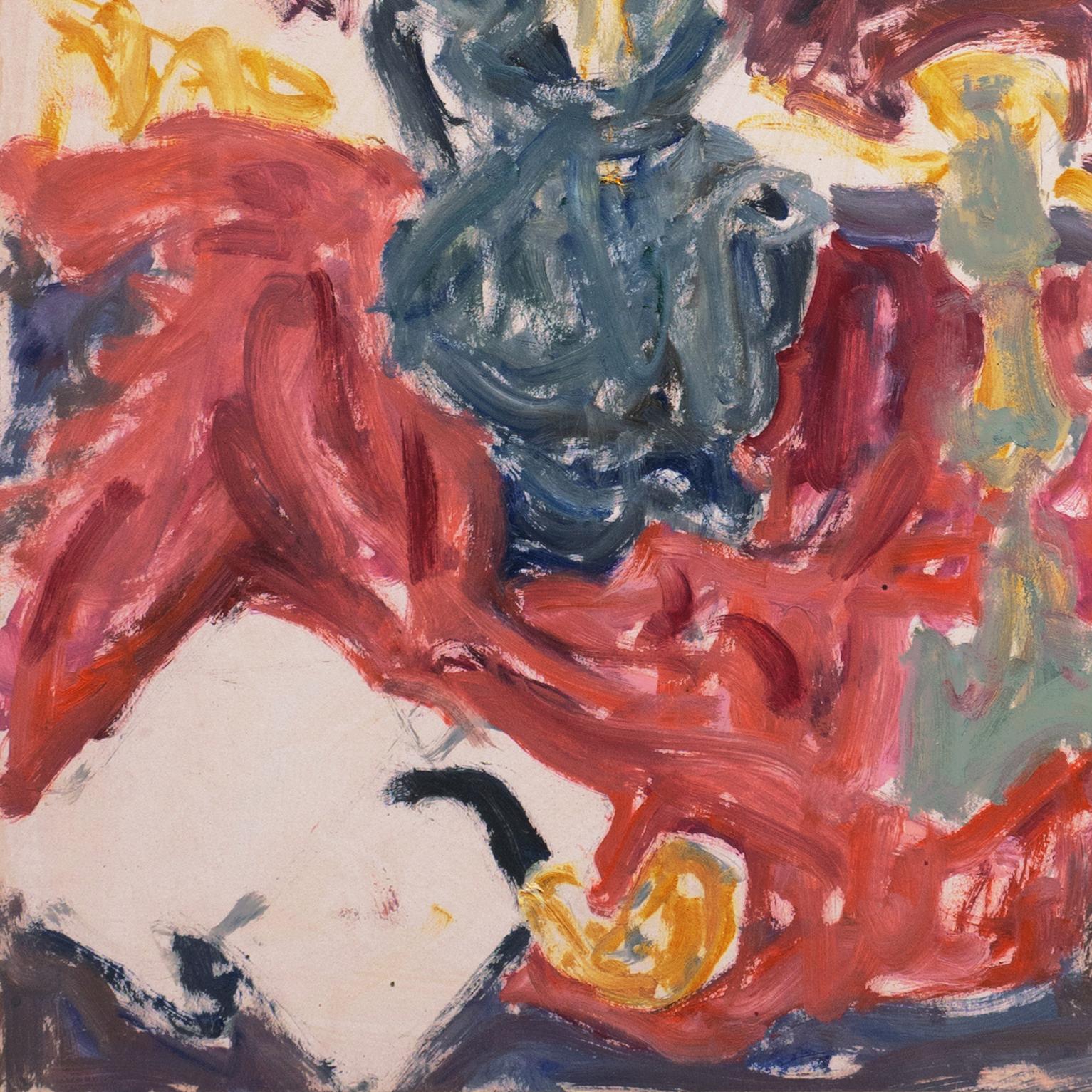 'Still Life with Pipe', Paris, Louvre, Académie Chaumière, LACMA, SFAA, Carmel - Painting by Victor Di Gesu