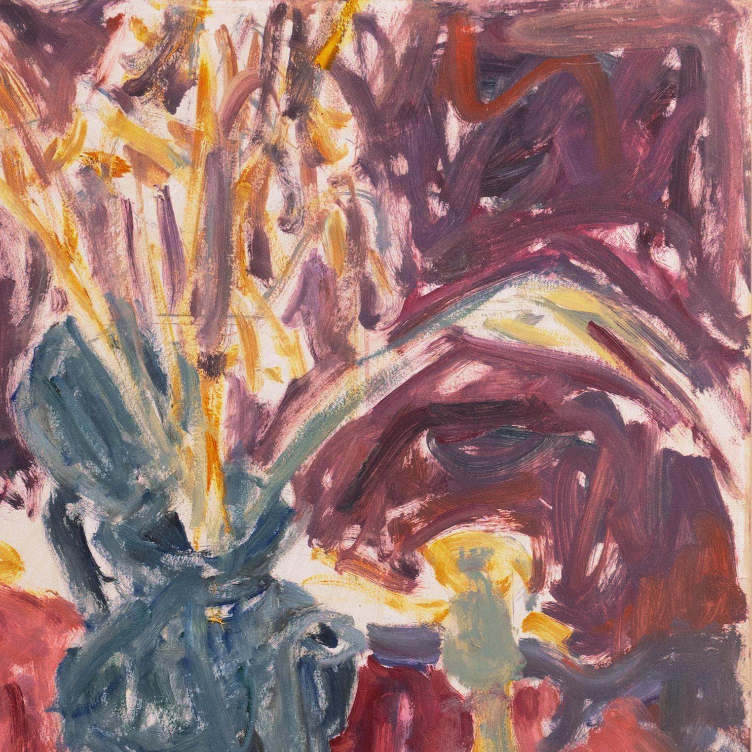 'Still Life with Pipe', Paris, Louvre, Académie Chaumière, LACMA, SFAA, Carmel - Brown Still-Life Painting by Victor Di Gesu