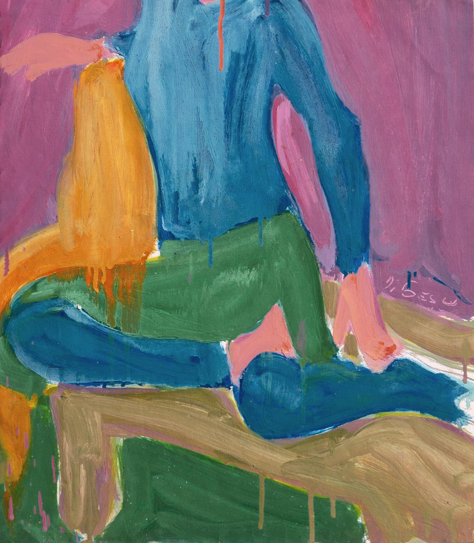 Mujer sentada", París, Louvre, Grand Palais, Académie Chaumière, LACMA, SFAA