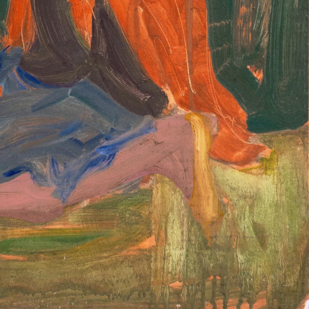 'Woman with Book', Paris, Louvre, Académie Chaumière, California, LACMA, SFAA For Sale 3