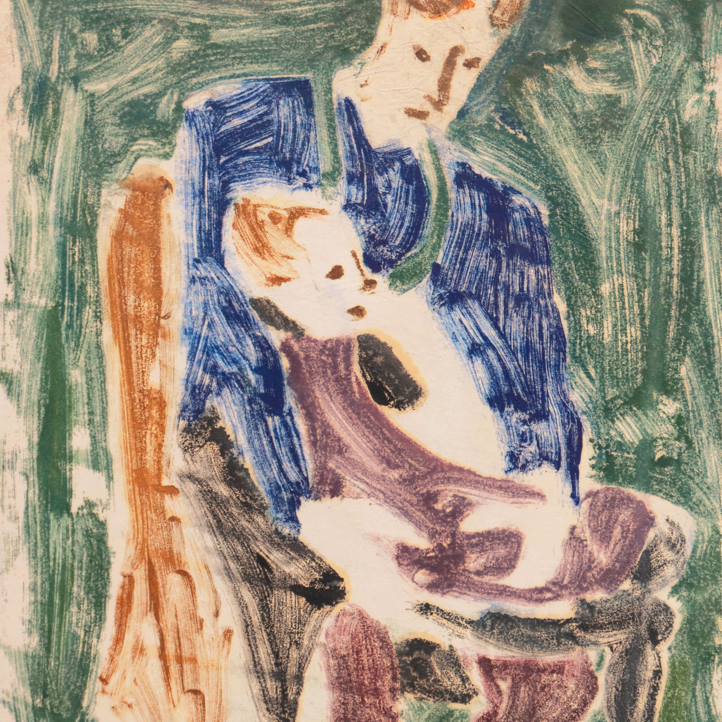 'Mother and Child', Paris, Louvre, Académie Chaumière, Carmel, LACMA, SFAA For Sale 1