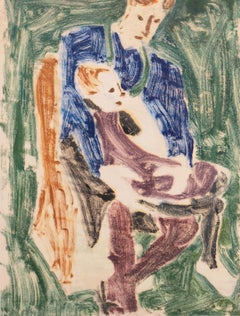 'Mother and Child', Paris, Louvre, Académie Chaumière, Carmel, LACMA, SFAA